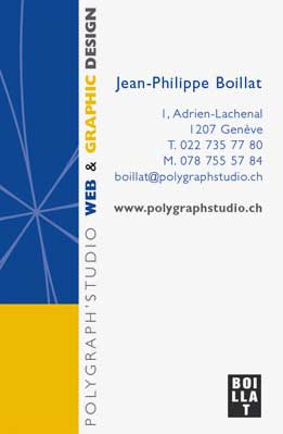 graphic design carte visite