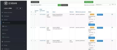 création site de vente en ligne - back-end